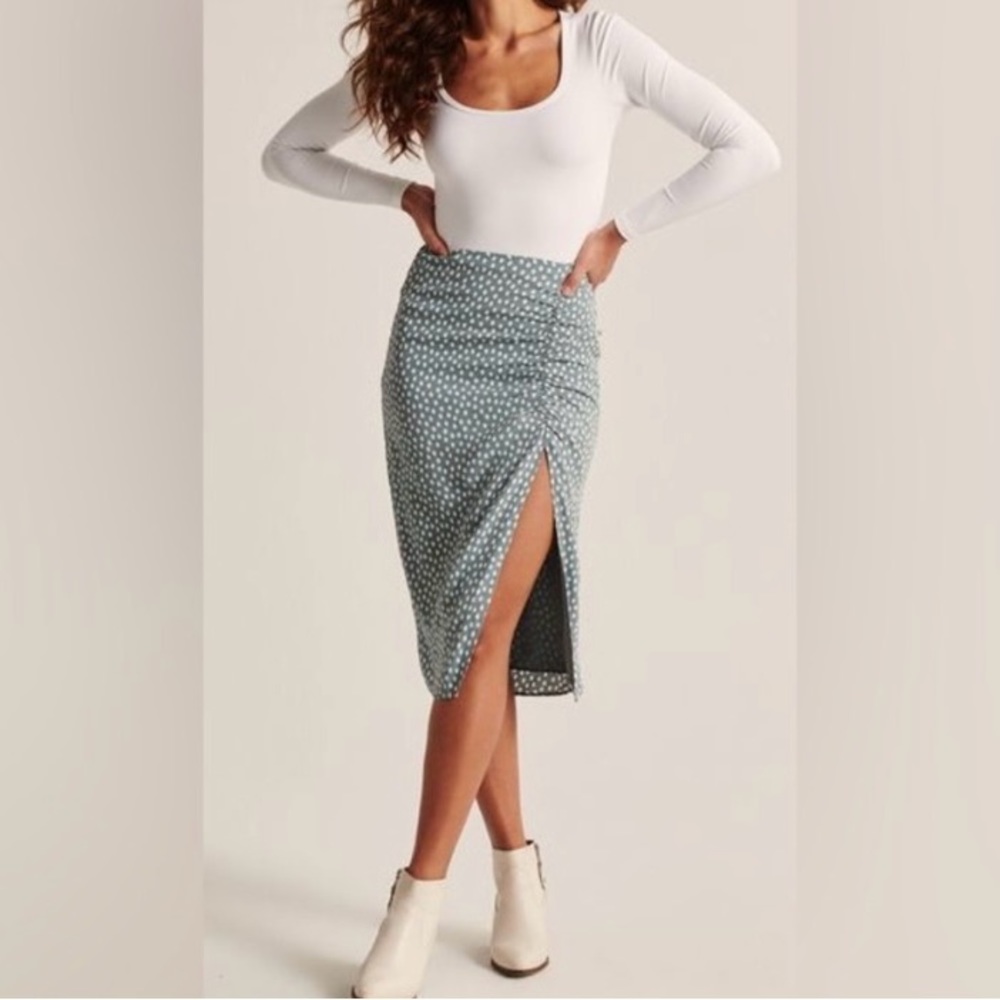 Light blue skirt